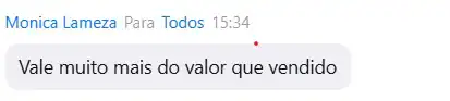 Depoimento de aluna 1