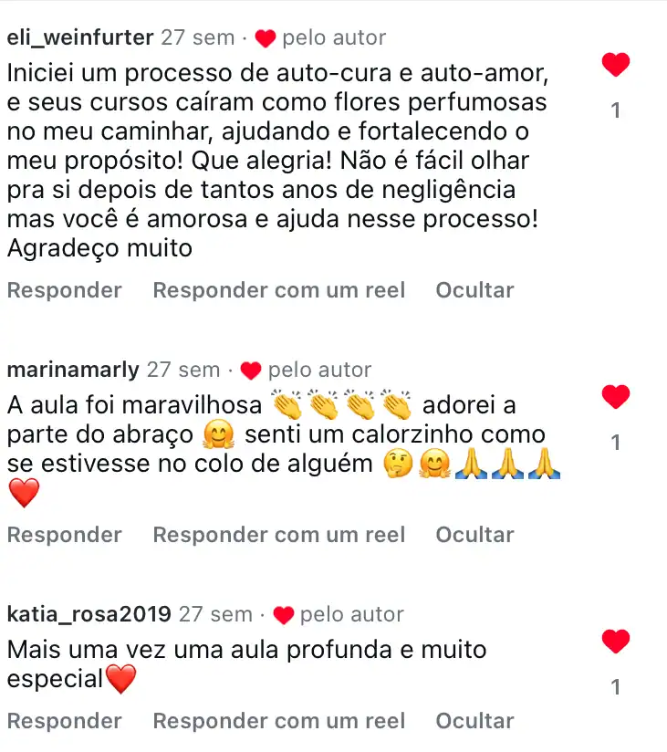 Depoimento de aluna 20