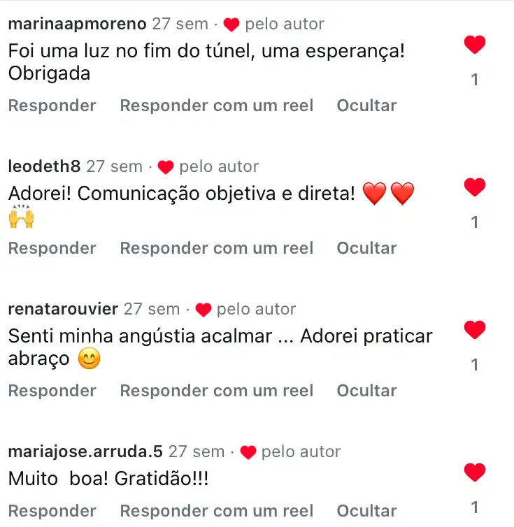 Depoimento de aluna 21