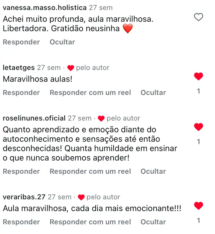 Depoimento de aluna 27