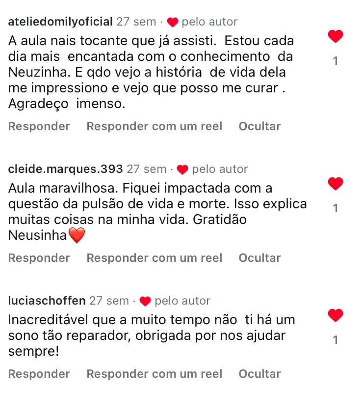 Depoimento de aluna 29